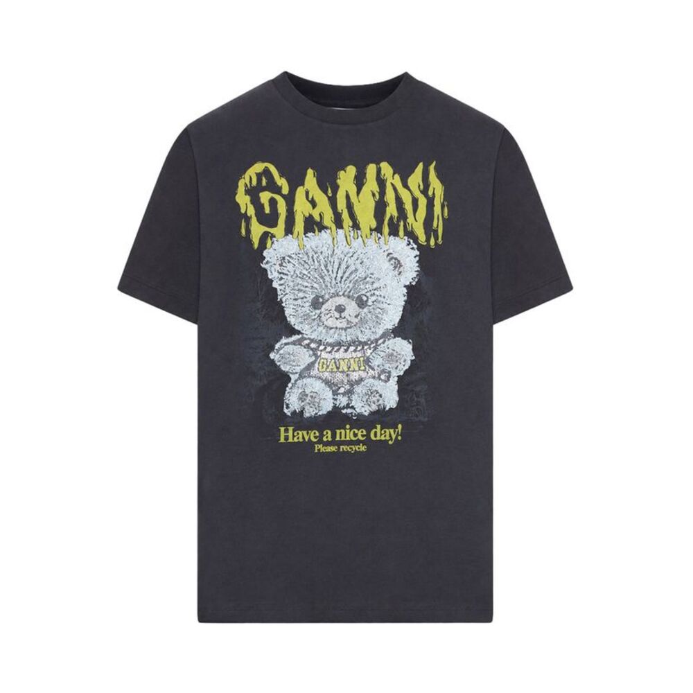 Ganni Women Graphic Print T-Shirt